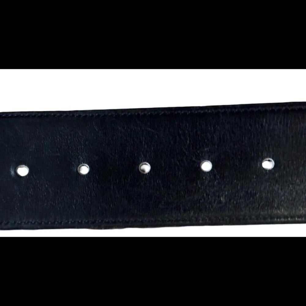 Coach Vintage (1980’s) Black Leather Belt 34” x 2” - Picture 6 of 6